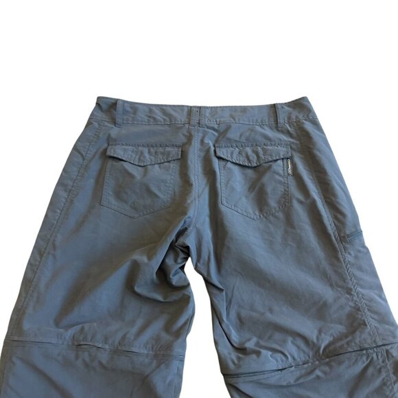 Exofficio Insect Shield Repellant Pants Zip-Off Shorts Grey Outdoor Hiking 10 - Picture 8 of 12